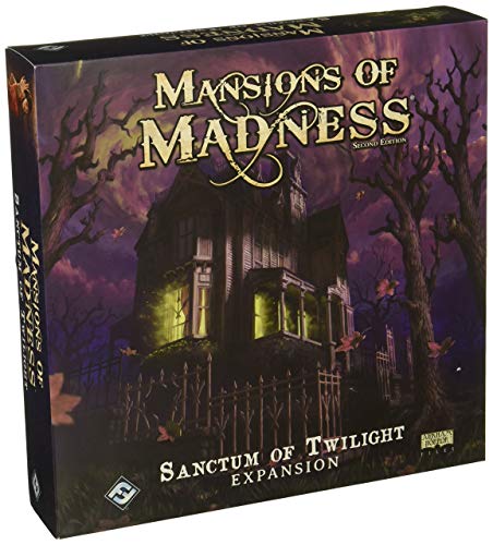 Mansions of Madness Sanctum of Twilight Expansion - Confront the Shadows of the Order! Cooperative Mystery Game, Ages 14+, 1-5 Players, 2-3 Hour Playtime, Made by Fantasy Flight Games - size: Medium, style: Expansion