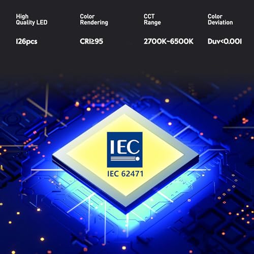 Premium LED Desk Lamp, Dual-Sided Soft Lighting with Knob Remote | Eye-Caring Diffused Light for Home Office, Video Conferencing, Zoom, Reading, Study, Craft, Stepless Dimming & Color, Memory - color: Black