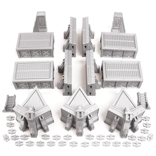 Forward Guard Defense Wall Miniature Terrain for Wargames and RPGs 28/32mm Scale