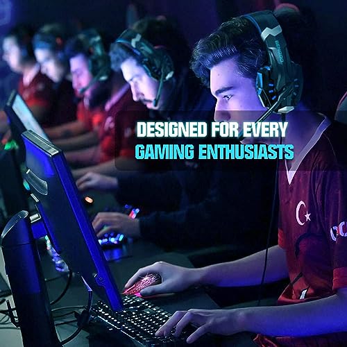 Wireless Gaming Mouse, Rechargeable Wireless Computer Mouse, 7-Color LED Light, Ergonomic Mouse with 6 Silent Click Buttons, 3 Adjustable 2400 DPI Wireless Mouse for Laptop,PC,Mac, Black - color: BLack
