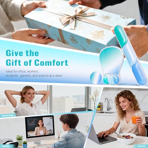 Ospelelf Mouse Pad with Wrist Rest Set Gel Ergonomic Keyboard Wrist Support Anti-Slip Rubber Bottom Office Women Desk Accessories for Computer, Laptop and Gaming, Blue - color: Blue, style: Keyboard Rest + Mouse Rest + Coaster