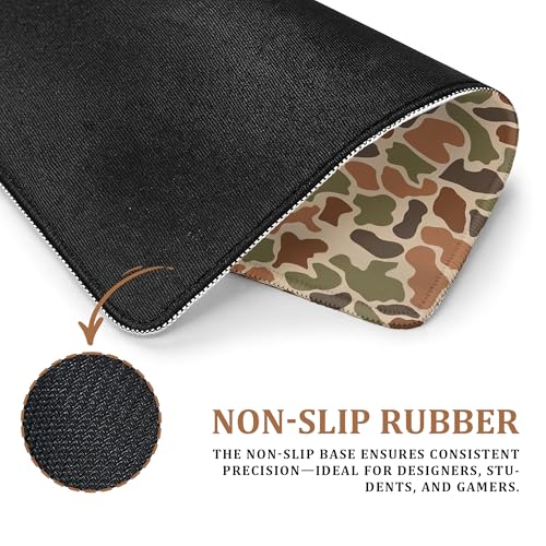 Mallard Duck Camo Mouse Pad, Duck Hunting Hunter Gifts, Camo Wildlife Waterfowl Animal Mouse Pad for Home Office Computer Gaming Desk Essentials, 9.5x7.9 Inch - color: 11Child