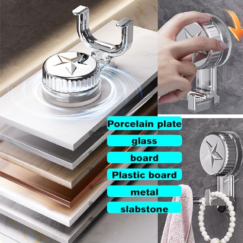 Innovative Design with a Strong Suction Type Headphone Hook on a Smooth Surface,PC Headset Paste Vacuum Suction Earphone, Music Headset,PC Game Headsets,Video GamesEarphone Hook