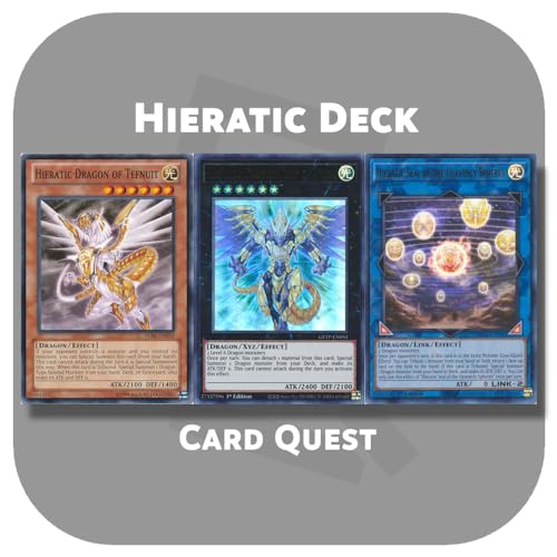 Complete Custom Deck for Yu-Gi-Oh! - Hieratic Seal Dragon Xyz Deck