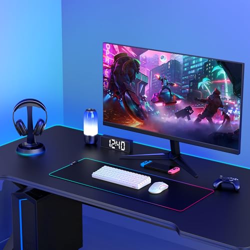 RedThunder K84 Wireless Keyboard and Mouse Combo, Rainbow Backlit Rechargeable Battery, 75% Layout TKL Ultra Compact Gaming Keyboard & Lightweight 3200 DPI Honeycomb Optical Mouse (White) - color: White