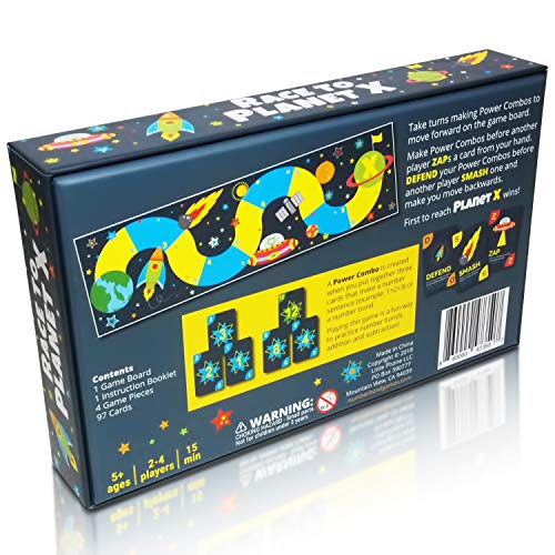 Race to Planet X: Number Bond Game - Math Games for Kindergarten, First Grade - Learn Addition Subtraction with a Super Fun Board Game