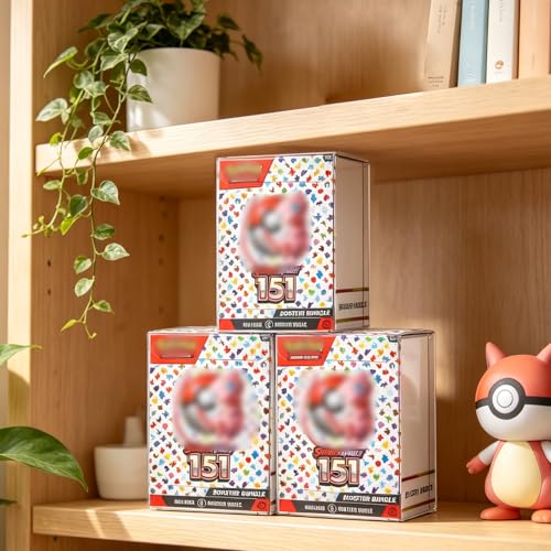 12 PCS Protector Box for Booster Bundle/Build and Battle, Booster Bundle Case, Booster Pack Protector (Will NOT fit New Booster Bundle) Compatible with Booster Bundle Pack Case Trading Cards
