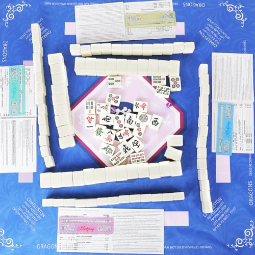 Mahjong Line Finder, 4 Pack Bright Mahjong Rules Helper Reader Beginner-Friendly Accessories - Mixed - color: Mixed
