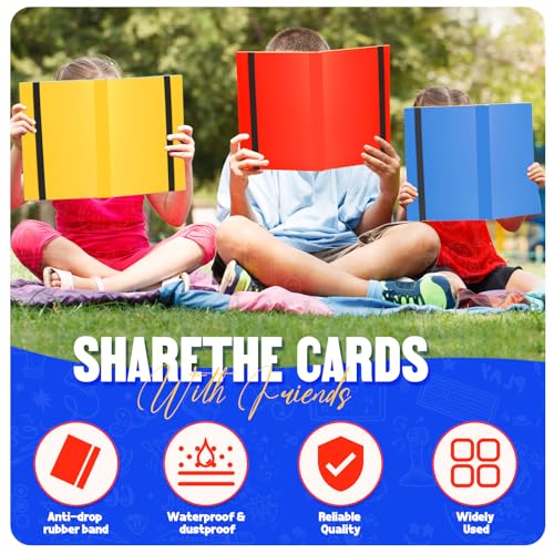 Card Binder 9-Pockets, Trading Card Binder, 20 Pages, 360 Card Capacity Collection Binder, Card Folder for MTG, TCG, Game Cards & Sports Cards(Red) - color: Red