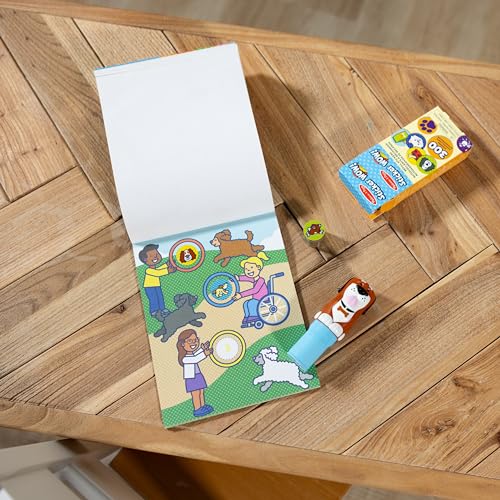 Melissa & Doug Sticker Wow!™ Dog Bundle: Sticker Stamper, 24-Page Activity Pad, 600 Total Stickers, Arts and Crafts Fidget Toy Collectible Character - style: Dog