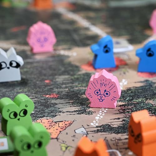 Root: Riverfolk Hirelings Pack Expansion by Leder Games | Ages 10+ | 2-4 Players | Add Allied Hirelings, New Tactical Options & Enhanced Replayability - style: Root Riverfolk Hirelings Pack