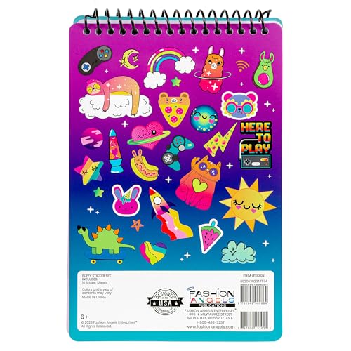 Fashion Angels 500+ Puffy Sticker Book | Includes 30 Pages of Cute Unicorn 3D Stickers for Tween Girl Aesthetic, Ideal for Kids Ages 8+