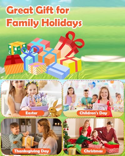 Kids Dart Board 26" Large with 20 Sticky Balls, Foldable Double-Sided Indoor Outdoor Sport Party Play Game Toys, Birthday Gift for Boys and Girls Ages 4 5 6 7 8 9 10 11 12 - size: D-21