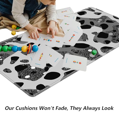 Glittering Leopard Print for MTG & TCG Playmat Mouse Pad,BFDHGQZC 24" x 14" Game Mat for MTG/RPG/CCG Trading Card Game Playmats Table Mat Perfect for Card Games Video Games Computer Office - color: Glittering Leopard Print