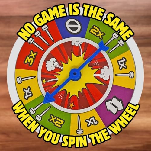 Wack A Balloon Pop Game for Kids and Family, Interactive Balloon Popping Board Activity, Tabletop Party Play for Family Night, Birthday Gift Ages 4+
