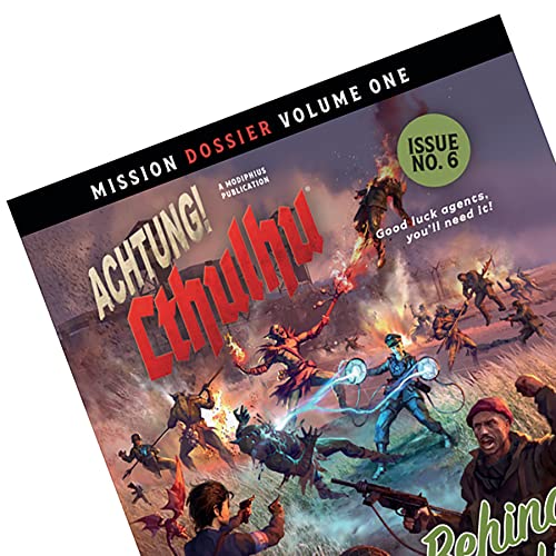 Achtung! Cthulhu 2d20: Mission Dossier 1 - Behind Enemy Lines - Expansion Book, Roleplaying Game - style: Dossier 1