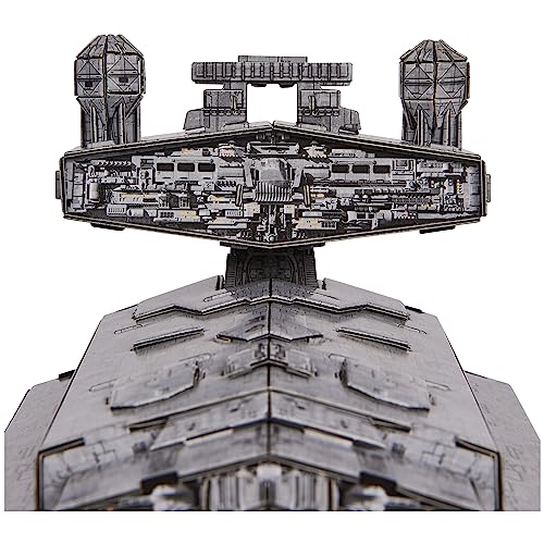 4D Build, Star Wars Deluxe Imperial Star Destroyer 3D Model Kit, Star Wars Collectibles & Desk Decor, Adult Puzzle, Building Toys, 278 Pieces, 3D Puzzles, Gift Ideas for Ages 12 & Up - style: Deluxe Imperial Star Destroyer 278 pcs