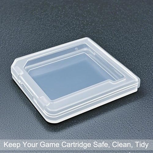 12Pcs Game Case Clear Game Card Box Anti Dust Cover Transparent Storage Box Case for DS 3DS DSI Protective Single Cartridge Holder