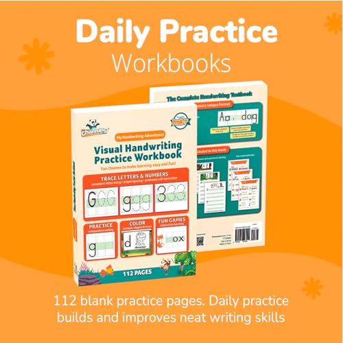 Channie's Alphabet Tracing & Kids Writing Pad, Practice Visual Handwriting & Storytelling Workbooks, 80 Pages, Grades PreK – 1st, Summer School, Learning Workbook for Homeschool and After School - style: Alphabet Tracing & Writing Pad