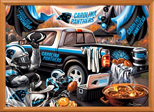 Masterpieces 1000 Piece Jigsaw Puzzle for Adults - NFL Carolina Panthers Gameday - 19.25"x26.75" - style: Carolina Panthers