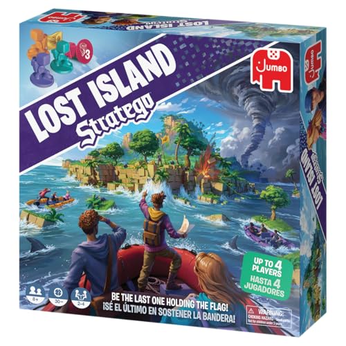 Stratego Lost Island, Fun Multiplayer Family Strategy Game, 2-4 Players, Aged 8 Years Plus