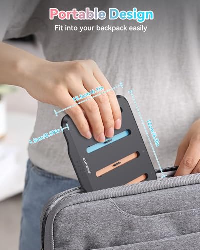 ELUTENG Controller Charger Dock 4 in 1 Fast Charging Dock for Switch 2 Joy Con Ultra-Thin Design Portable Dual-Direction Magnetic Fast Charger Station with USB C Cable - color: Black