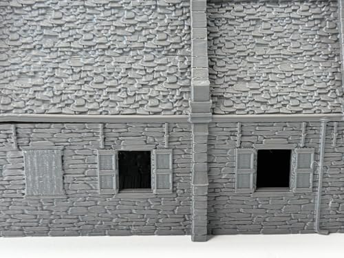Walter's Residence Terrain 28mm | Colonial house terrain for medieval towns, historical villages, Dungeons & Dragons, tabletop RPGs, and wargaming.