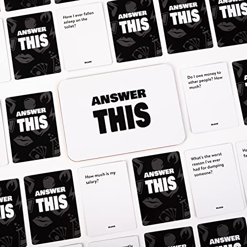 Answer This - How Well Do You Know Your Close Friends? - Hilarious Party Card Game for Adults - Cool Conversation Cards for a Game Night - color: Really Close Friends