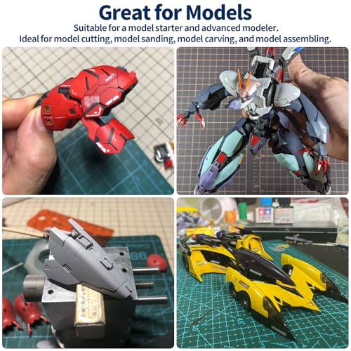 69Pcs Basic Model Tools Craft Set with Hobby Clippers Model Tweezers, Modeler Building Kit for Gundam Model Assembling, Building and Repairing