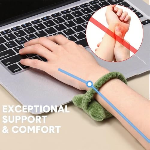 Mouse Wrist Rests Hand Pillow—Wrist Rest Pad,Small Wrist Support for Keyboard with Elastic Band for Office Laptop Gaming