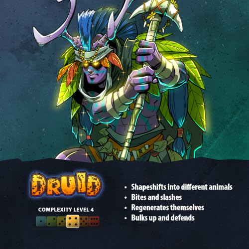 Dice Throne Box Game - Strategic Dice & Card Battler (Druid) - style: Druid