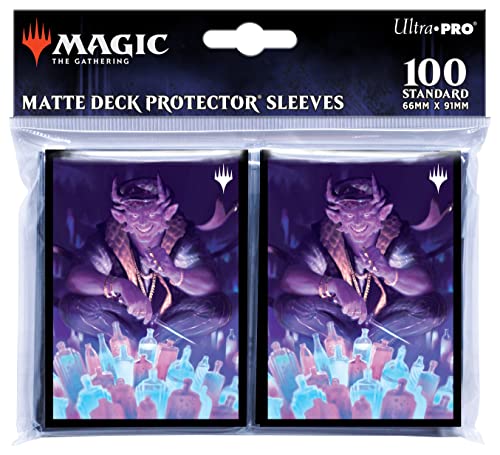 Ultra PRO - Magic: The Gathering - Streets of New Capenna 100ct Card Sleeves (C)- Protect Your Cards with ChromaFusion Technology and Prevent Wear and Tear on Your Collectible Cards
