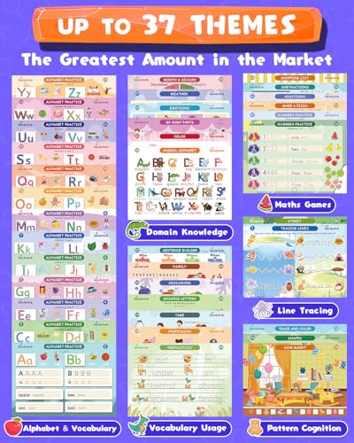 Baobrava Search and Find Book and Handwriting Practice Books Set, More Than 50+ Preschool Learning Activities for Toddler and Kids 3-8, Travel Games for Road Trip Car Airplane - style: Search & Find Book and I Can Write Book