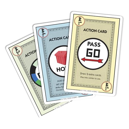 Monopoly Deal Card Game | Quick-Playing Card Game | Fun Games for Families and Kids | Ages 8 and Up | 2 to 5 Players | 15 Mins. | Travel Games