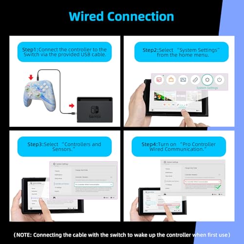 NexiGo Wireless Controller (No Deadzone) for Switch 2 and Switch, Extra Controllers for Nintendo Switch Controllers, Bluetooth Switch Controller, Turbo and LED Light (White & Blue) - color: Arctic Chiller, style: Regular