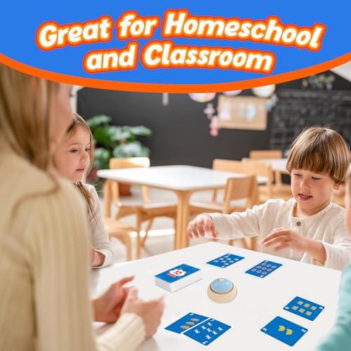 Kasfalci Math Learning Toys - Card Games, Board Games & Flash Cards for Kids, Addition & Subtraction, Family Travel Fun, Classroom Must Haves