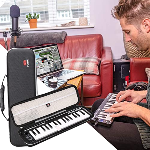 FBLFOBELI EVA Hard Storage Carrying Case for M-Audio/Donner N-32/KEYSTATION MK3 MINI 32-Key USB MIDI Keyboard Controller (Case Only)