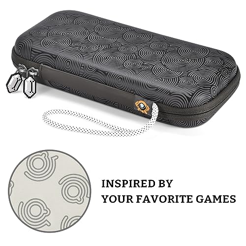 FUNLAB Switch 2 Carrying Case Compatible with Nintendo Switch 2/1/OLED, Portable Hard Shell Switch Carry Case with 10 Game Card Slots for Travel - Black - color: Z-Black