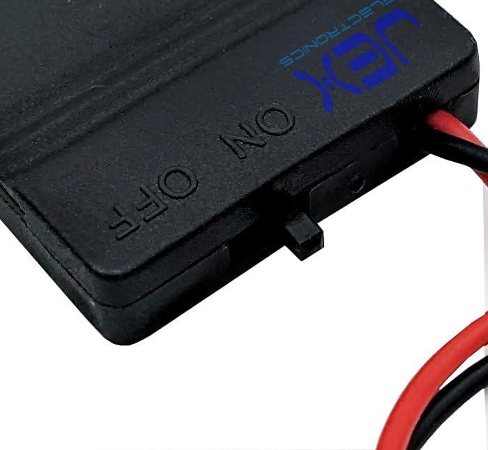 Single/1X CR2032 DIY Button Battery Holder Case Box 3V with Power Switch & Bare Wire Ends