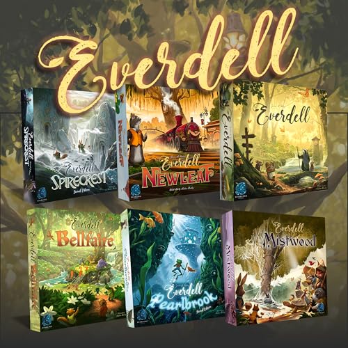 Everdell Spirecrest Expansion Board Game for 1–4 Players, Age 10+ | Discover new journeys and challenges with the Everdell Spirecrest Expansion.