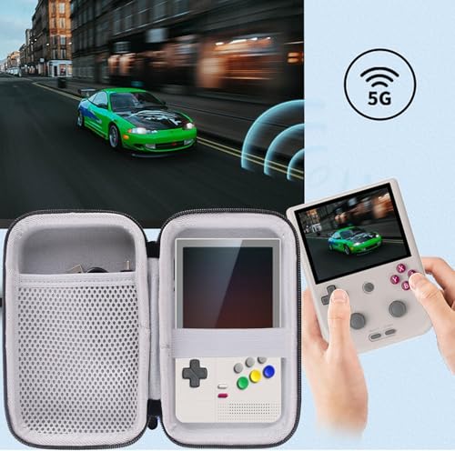 Hard Carrying Case Compatible with Retroid Pocket Classic/Retroid Pocket Flip 2/ Flip Retro Game Handheld Console (Grey) - color: Grey