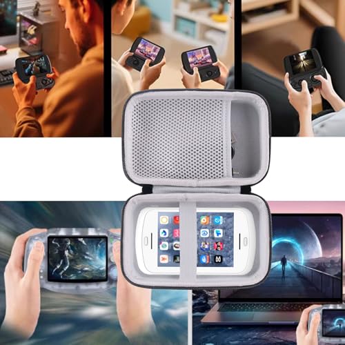 WERJIA Hard Carrying Case Compatible with RG Slide/RG34XX/RGB20SX Handheld Game Console (For RG Slide Grey) - style: For Rg Slide Grey