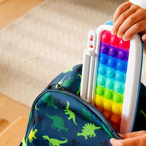 Chuckle & Roar Pop It! ABC & Spelling Keyboard - Multicolor - Smart Letter Guidance with Alphabet Learning Toys - Soft Silicone Keys for Toddler Sensory Toys - Compact Travel Play Kit for Toddlers 1-3