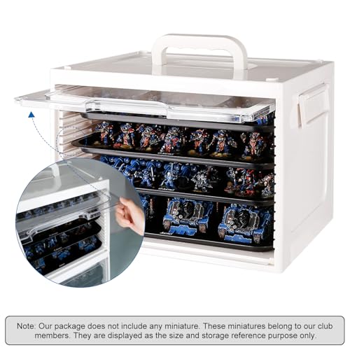 Jucoci Miniatures Storage Case Miniatures Transport Case - size: 1 PCS Set