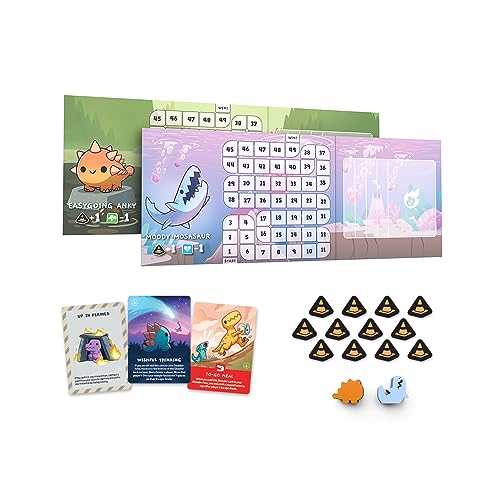 Unstable Games - Happy Little Dinosaurs Hazards Ahead Expansion - Designed to be Added to Your Happy Little Dinosaurs Base Game - Perfect for Game Night! - style: Expansion: Hazards Ahead
