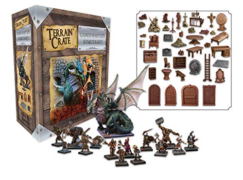 Mantic Games Terrain Crate - Game Master's Starter Set | Highly-Detailed 3D Miniatures | Pre-Assembled Scenery Tabletop Game Accessory for Wargames, Board Games and RPGs | Made by Mantic Games