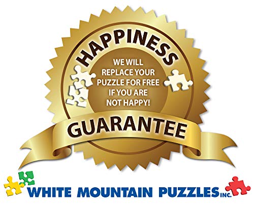White Mountain Puzzles Boston Waterfront - 1000 Piece Jigsaw Puzzle | Large Pieces, Gift for Adults and Family, 24"x30" in