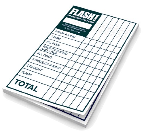 FLASH! Lightening Fast Party Family Dice Rolling game by Blue Orange Games, for 2-6 Players, Ages 7+