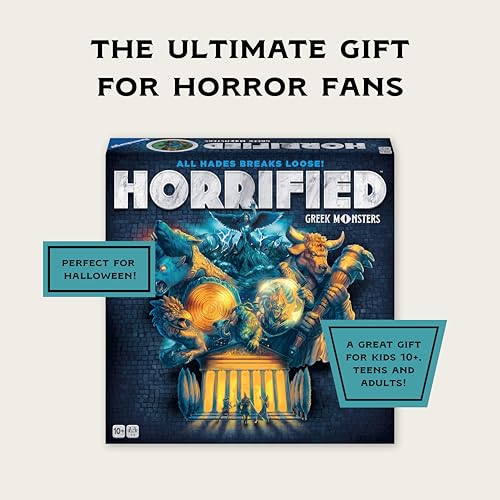 Ravensburger Horrified Games - Greek Monsters - Strategy Board Game - Boost Critical Thinking & Teamwork - Cooperative Gameplay - Unique Monster Challenges - 1 to 5 Players - Adults & Kids 10+