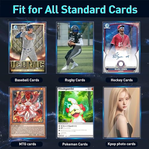 1000ct Card Sleeves - OPP Penny Sleeve for Trading Cards - Premium Toploader Inner - Fit 2.5"x3.5" Standard Trading Sports Game Cards - Ideal for Card Enthusiasts (1000 Pcs)